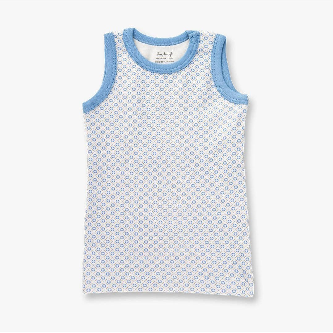 Blue Baby Vest
