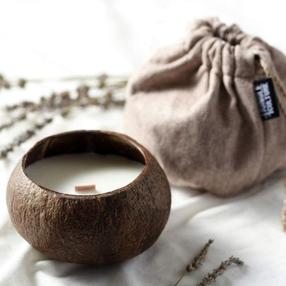 Coconut Shell Candle