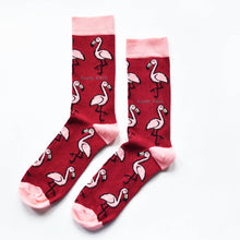 Load image into Gallery viewer, Flamingos - Bamboo Socks
