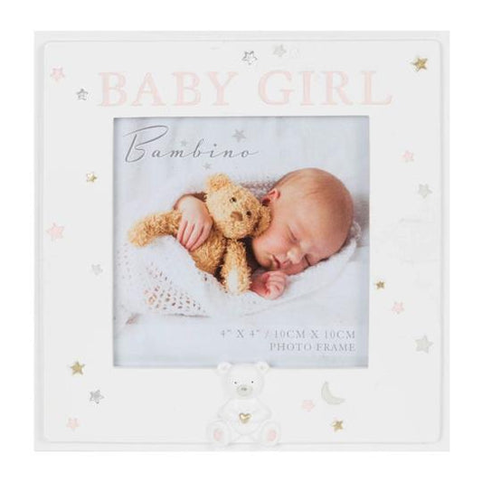 Baby Girl Resin Photo Frame
