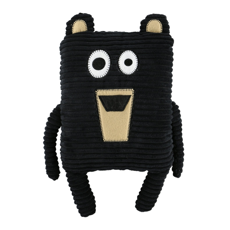 Plush Bart Bear Black Cushion