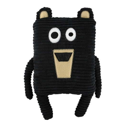 Plush Bart Bear Black Cushion