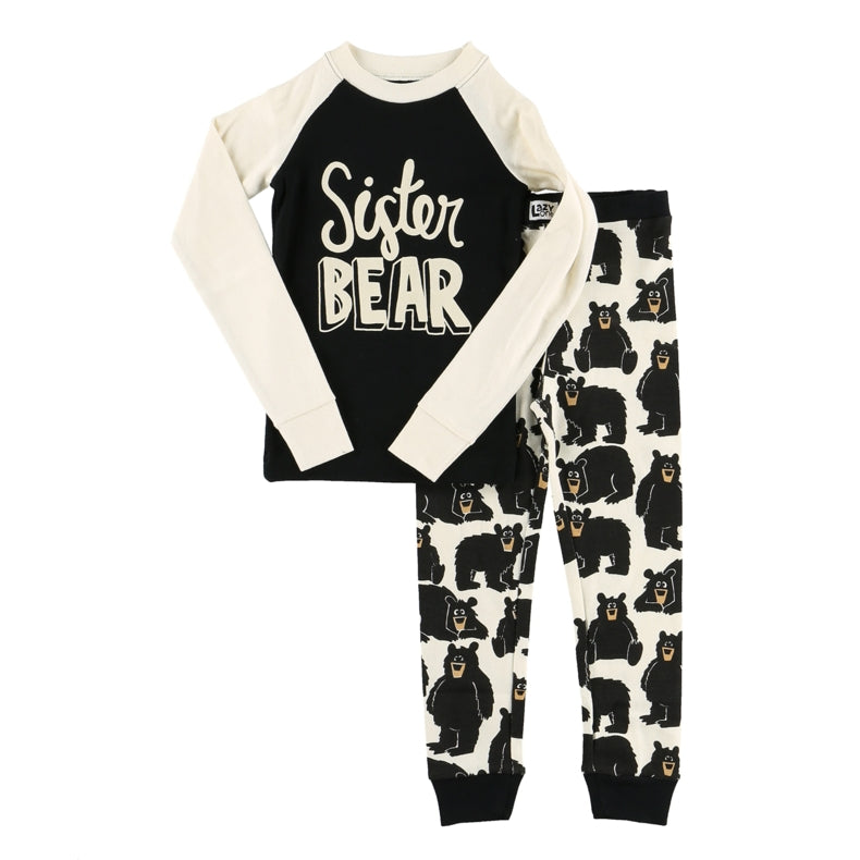 Girls Sister Bear PJ Set