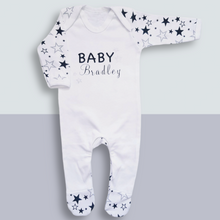 Load image into Gallery viewer, Personalised baby sleepsuit -  Personalised Baby Gifts - Ema and Boo
