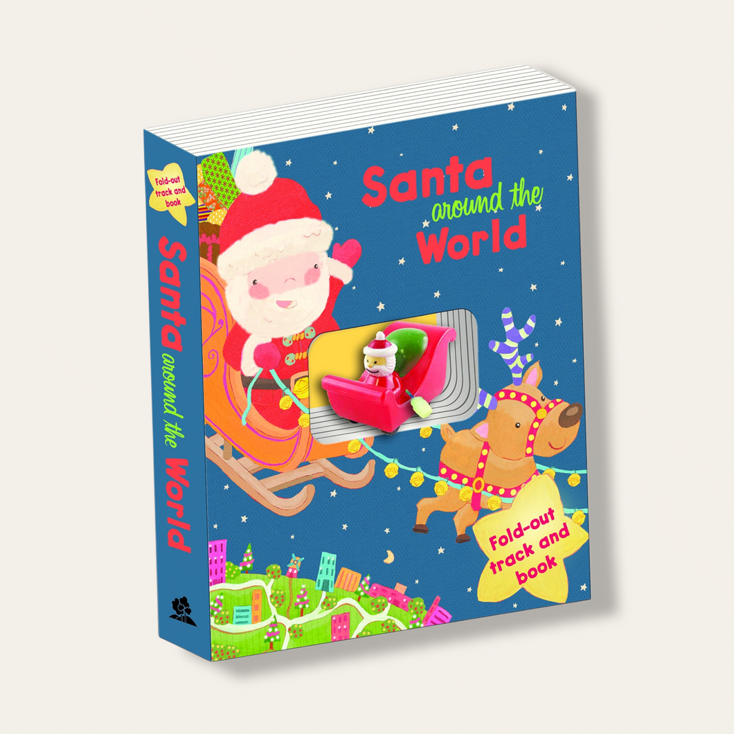 Santa Around the World Sleigh and Track Book