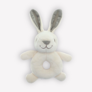 Plush Bunny Ring Rattle