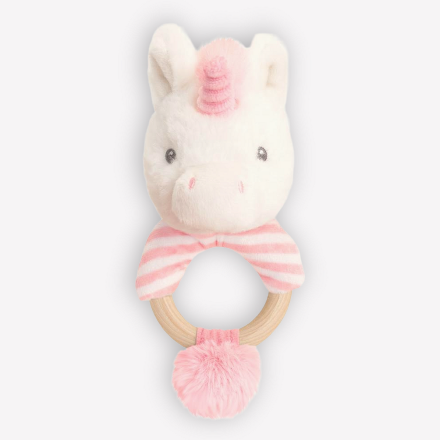 Pink Unicorn Ring Rattle