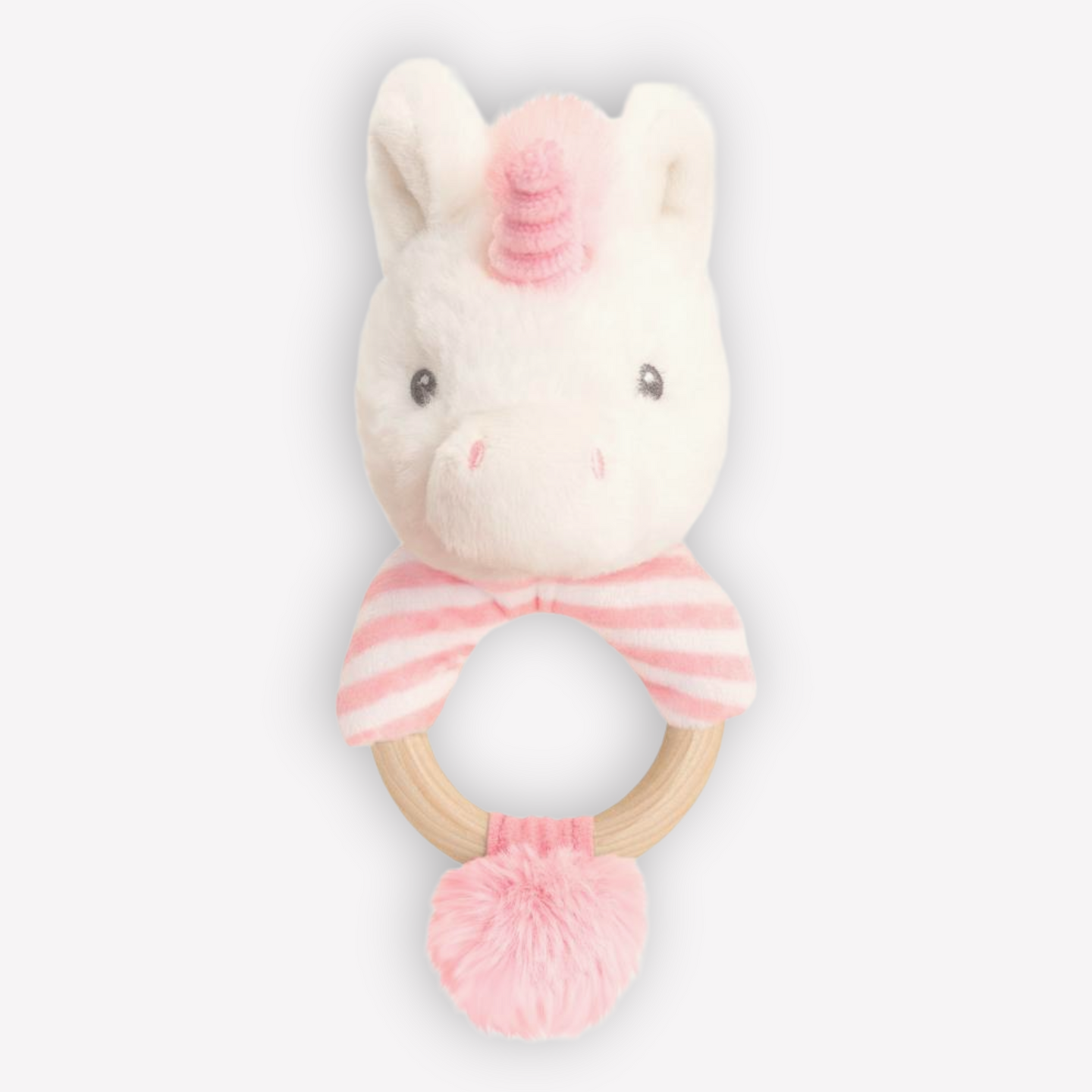 Pink Unicorn Ring Rattle