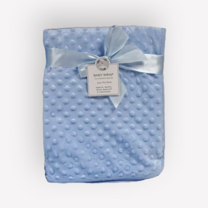 Blue Velour Bubble Wrap