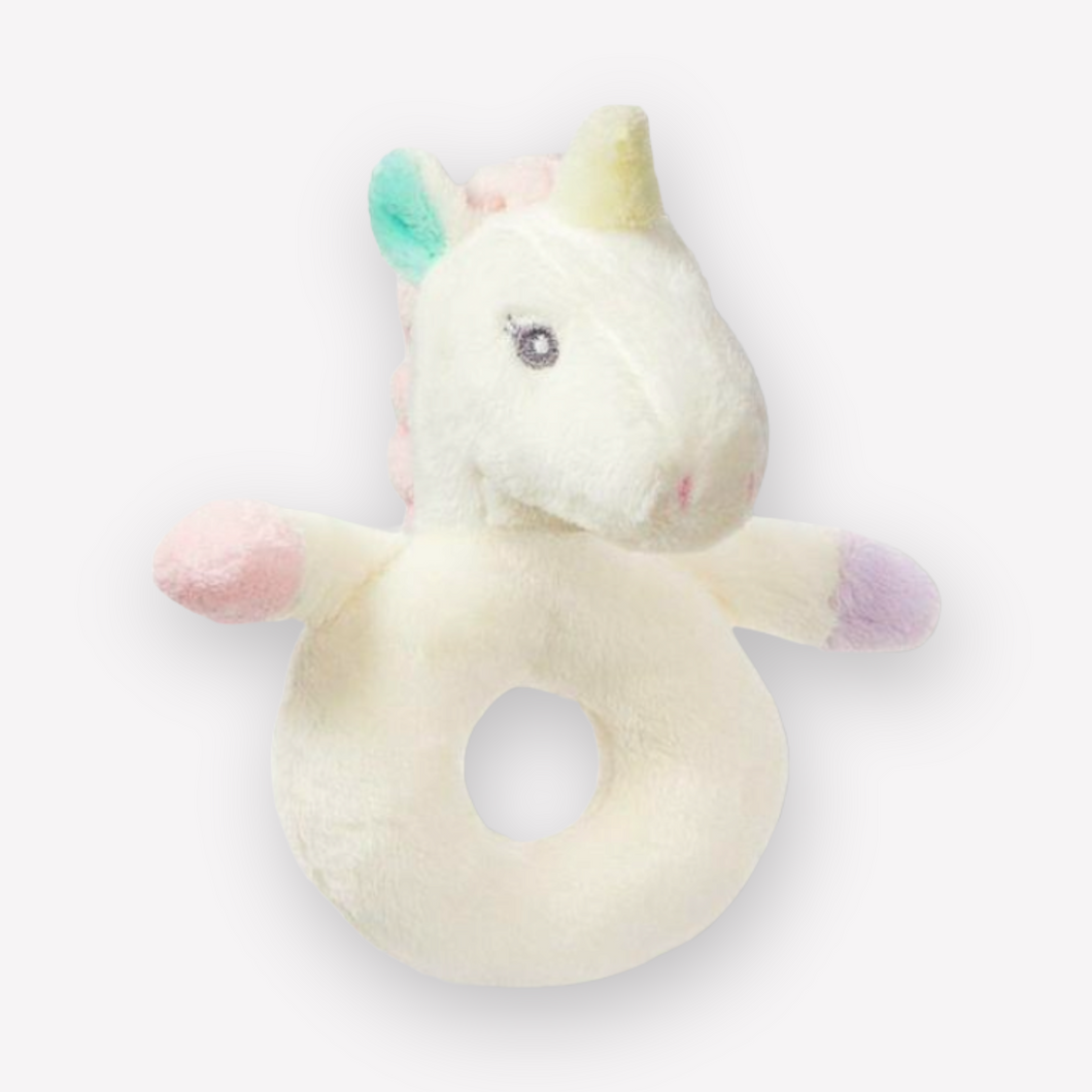 Lil Sparkle Baby Unicorn Ring Rattle