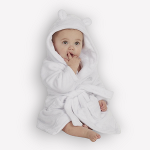 White Baby Dressing Gown