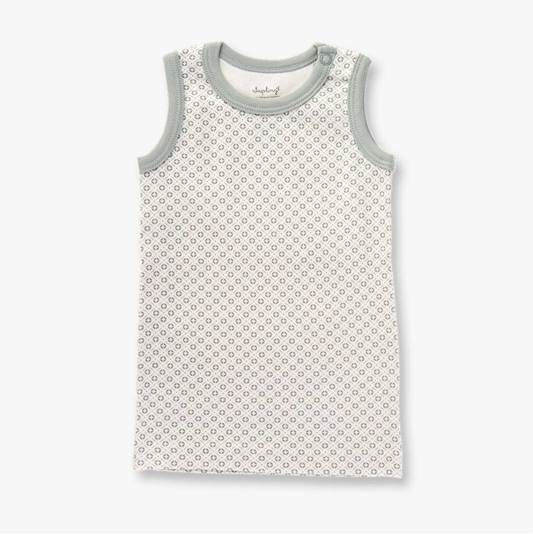 Dove Grey Baby Vest