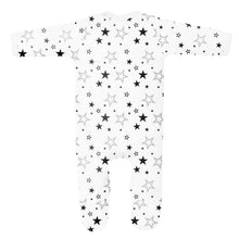 Load image into Gallery viewer, Personalised Neutral Stars Sleepsuit
