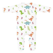 Load image into Gallery viewer, Personalised  Baby Dinosaur Sleepsuit
