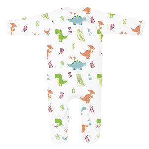 Personalised  Baby Dinosaur Sleepsuit