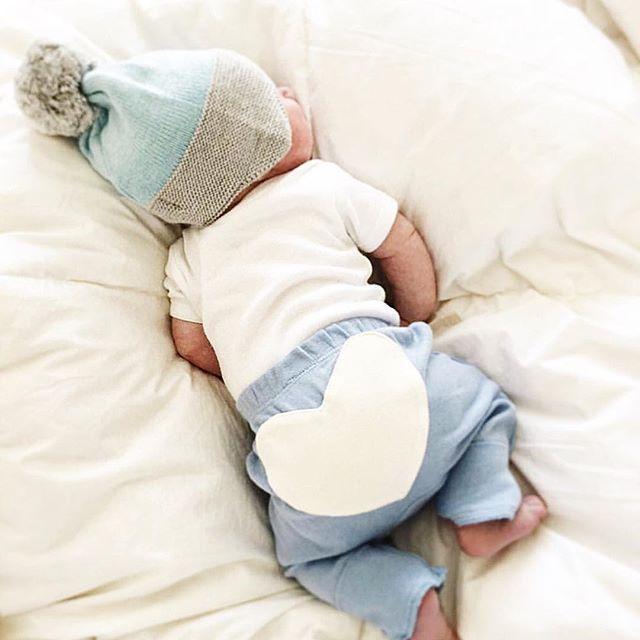 Baby Blue Heart Pants