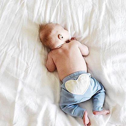 Baby Blue Heart Pants