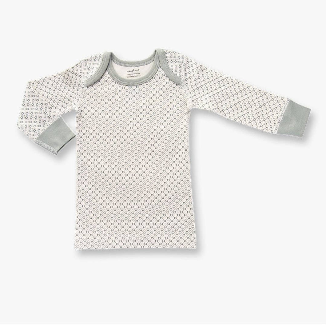 Dove Grey Long Baby T-Shirt