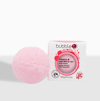 Hibiscus & Acai Berry Tea Bath Bomb Fizzer (180g)