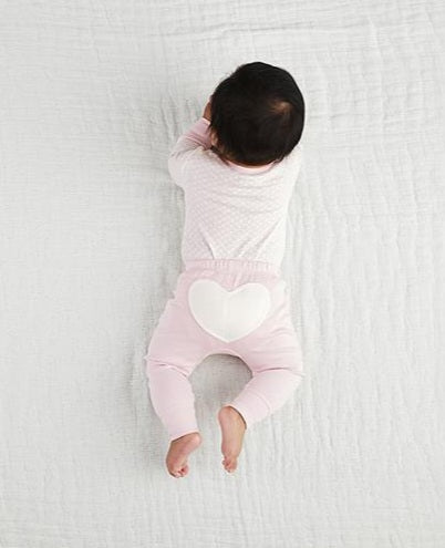 Dusty Pink Long Sleeve Baby T-Shirt